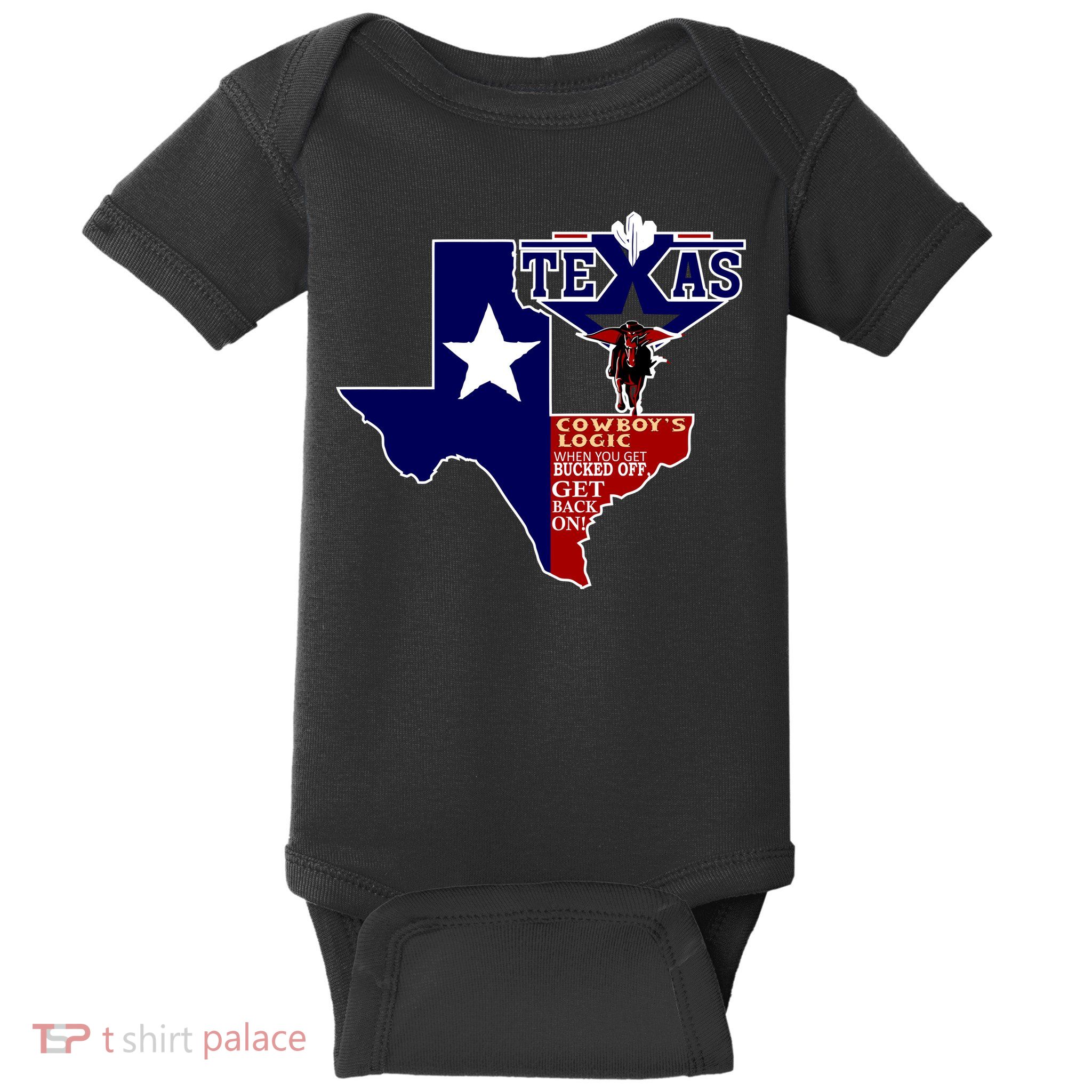 Texas Cowboy Logic Baby Bodysuit