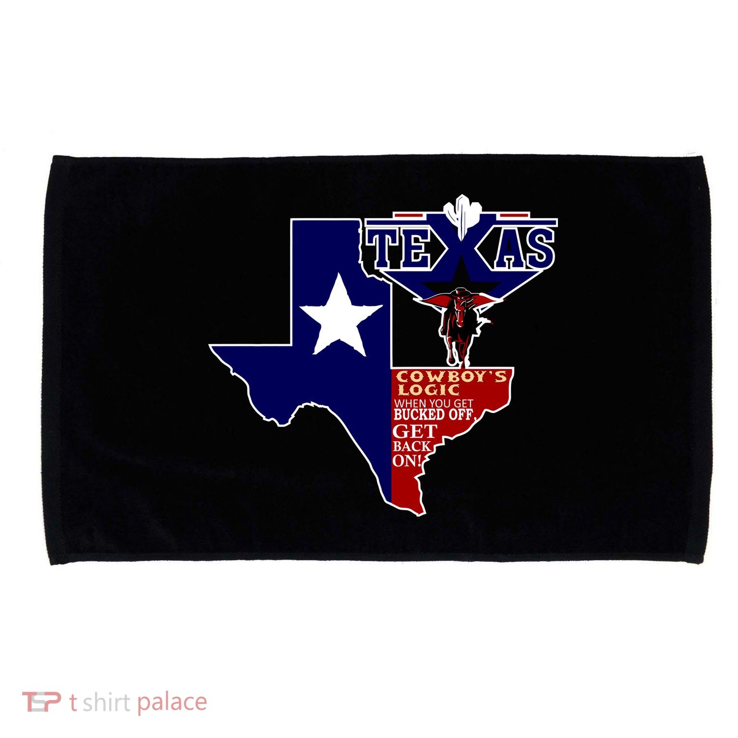 Texas Cowboy Logic Microfiber Hand Towel