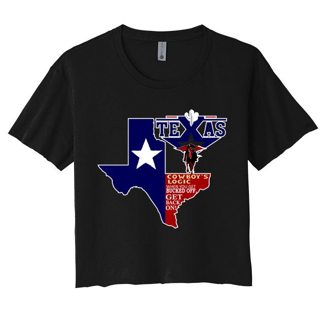 Texas Cowboy Logic Crop Top