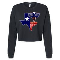 Texas Cowboy Logic Cropped Pullover Crew