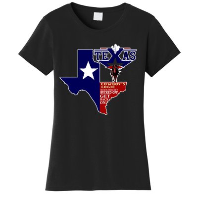 Texas Cowboy Logic Women's T-Shirt