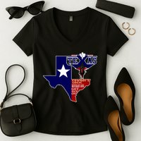 Texas Cowboy Logic Women's V-Neck T-Shirt