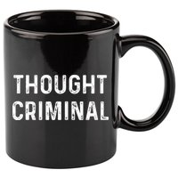 Thought Criminal Libertarian Ancap Conservative Liberty 11oz C Handle Ceramic Mug