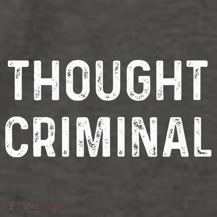 Thought Criminal Libertarian Ancap Conservative Liberty Vector Backpack