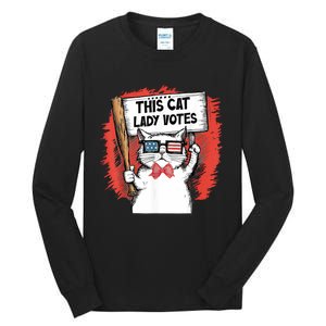 This Cat Lady Votes Tall Long Sleeve T-Shirt