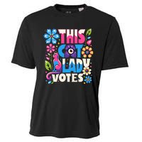 This Cat Lady Votes Ladies Is Voting Kamala Cooling Performance Crew T-Shirt