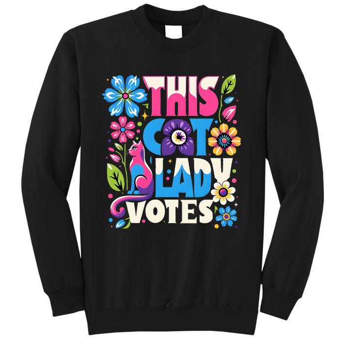 This Cat Lady Votes Ladies Is Voting Kamala Sweatshirt