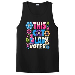 This Cat Lady Votes Ladies Is Voting Kamala PosiCharge Competitor Tank