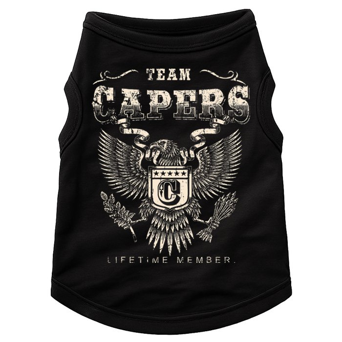 Team Capers Lifetime Member Capers Last Name Doggie Tank