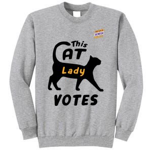 This Cat Lady Votes Tall Sweatshirt