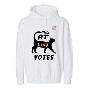 This Cat Lady Votes Garment-Dyed Fleece Hoodie