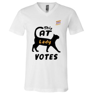 This Cat Lady Votes V-Neck T-Shirt