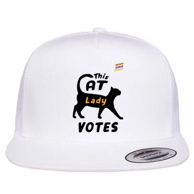 This Cat Lady Votes Flat Bill Trucker Hat