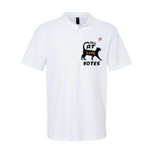 This Cat Lady Votes Softstyle Adult Sport Polo