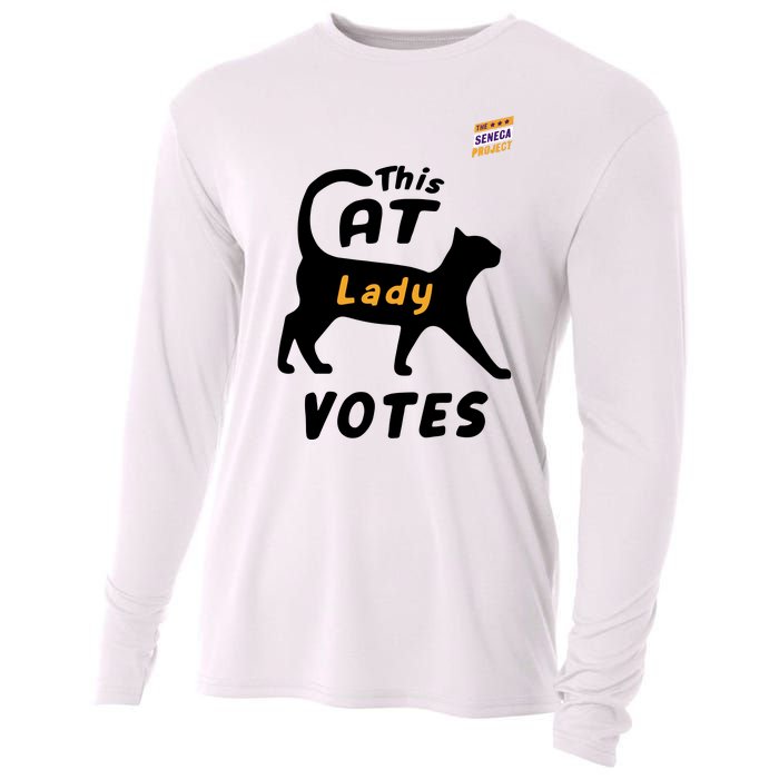 This Cat Lady Votes Cooling Performance Long Sleeve Crew