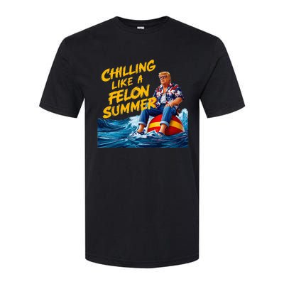 Trump Chilling Like A Felon Summer 2024 Softstyle® CVC T-Shirt