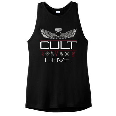 The Cult Love Symbols Ladies PosiCharge Tri-Blend Wicking Tank