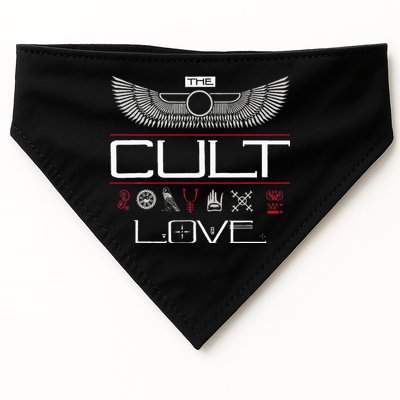 The Cult Love Symbols USA-Made Doggie Bandana