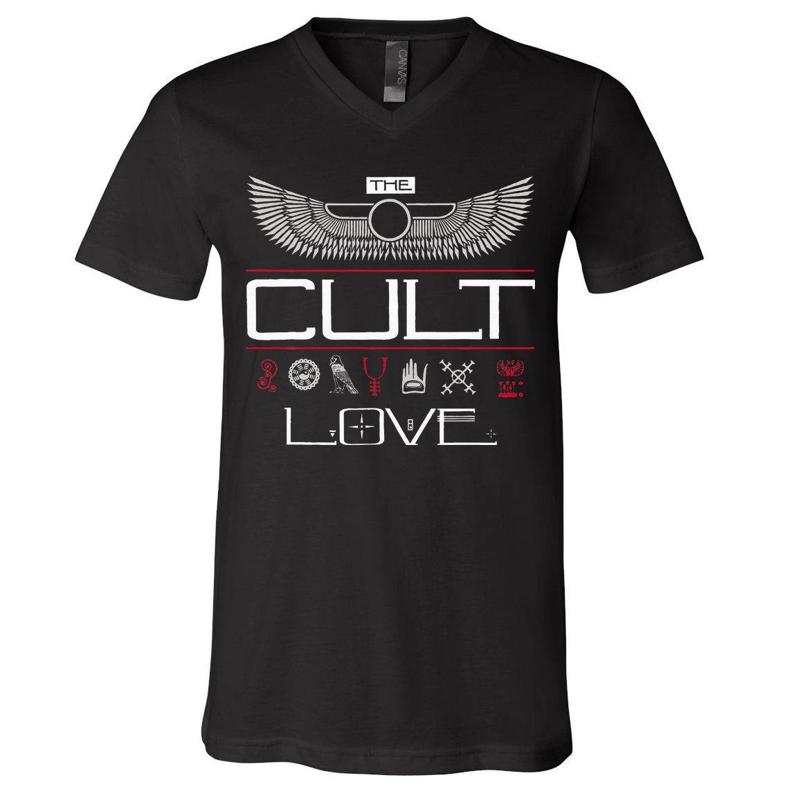The Cult Love Symbols V-Neck T-Shirt