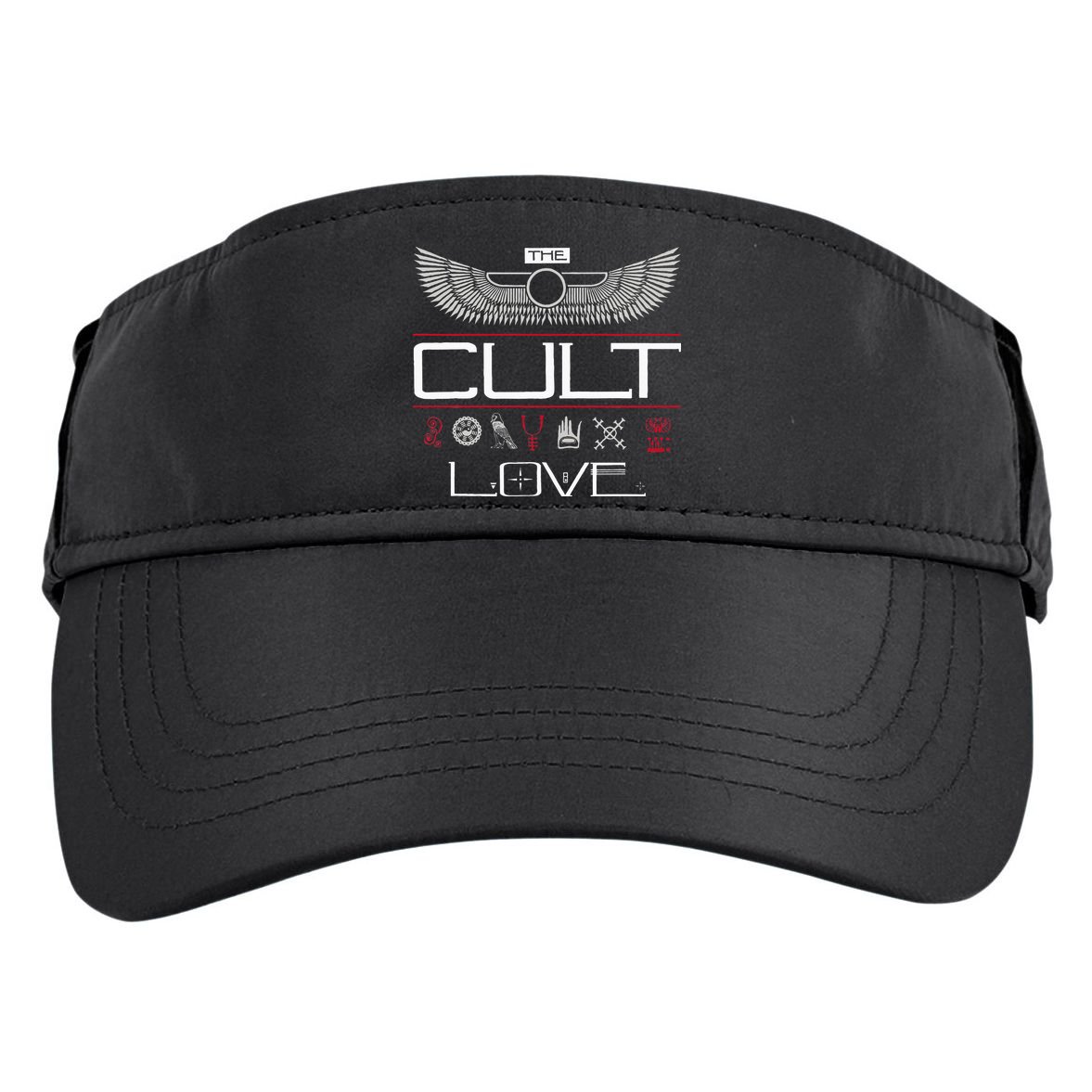 The Cult Love Symbols Adult Drive Performance Visor