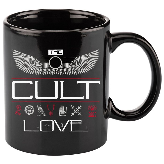The Cult Love Symbols 11oz C Handle Ceramic Mug