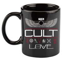 The Cult Love Symbols 11oz C Handle Ceramic Mug