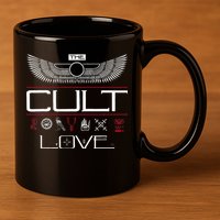 The Cult Love Symbols 11oz C Handle Ceramic Mug