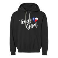Texas Cute Longhorn Texas Pride Garment-Dyed Fleece Hoodie