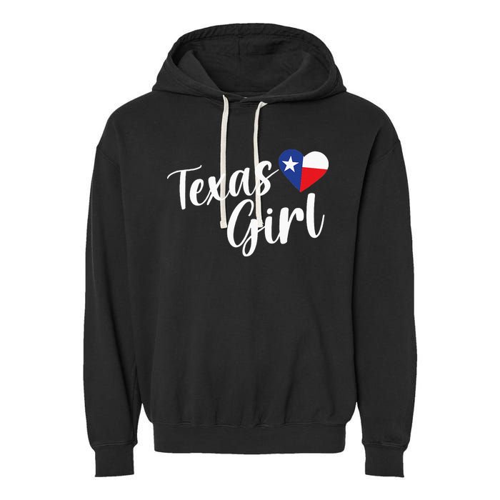Texas Cute Longhorn Texas Pride Garment-Dyed Fleece Hoodie