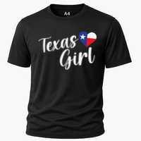 Texas Cute Longhorn Texas Pride Cooling Performance Crew T-Shirt