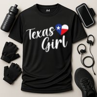 Texas Cute Longhorn Texas Pride Cooling Performance Crew T-Shirt