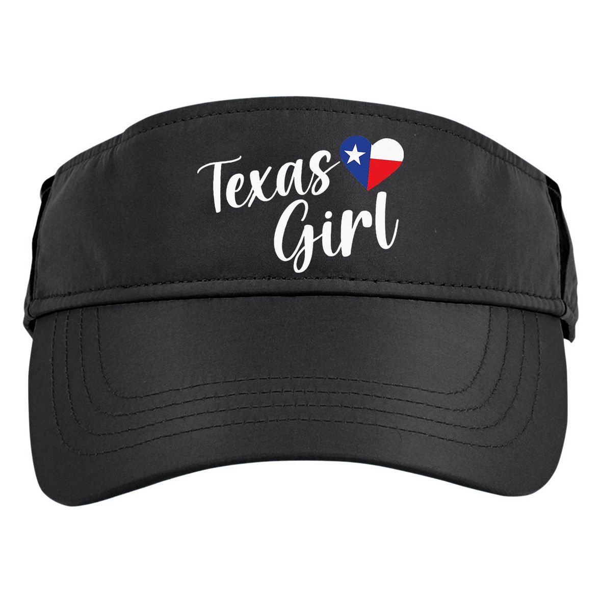 Texas Cute Longhorn Texas Pride Adult Drive Performance Visor