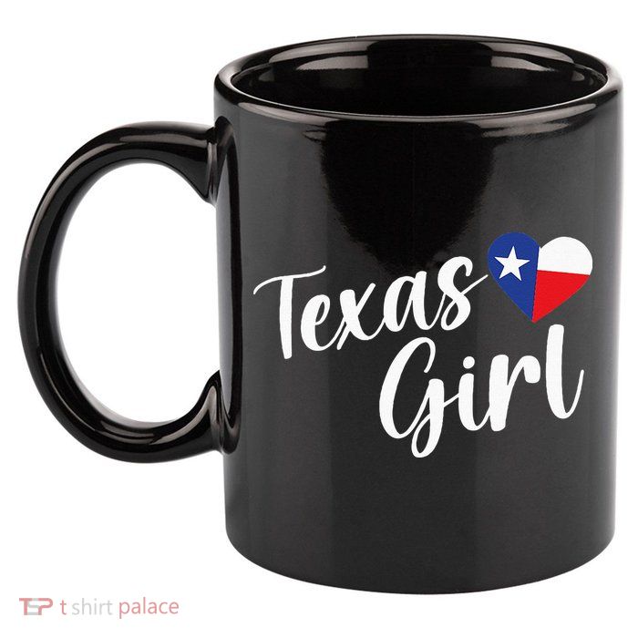 Texas Cute Longhorn Texas Pride 11oz C Handle Ceramic Mug