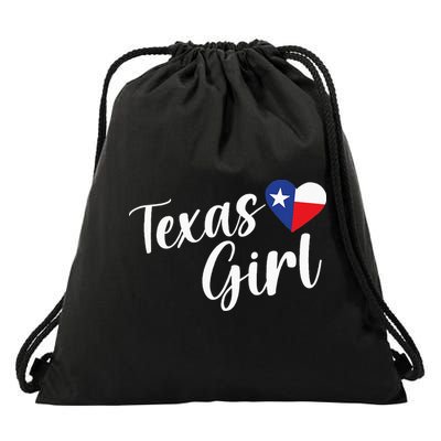 Texas Cute Longhorn Texas Pride Drawstring Bag