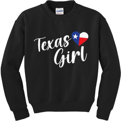 Texas Cute Longhorn Texas Pride Kids Sweatshirt