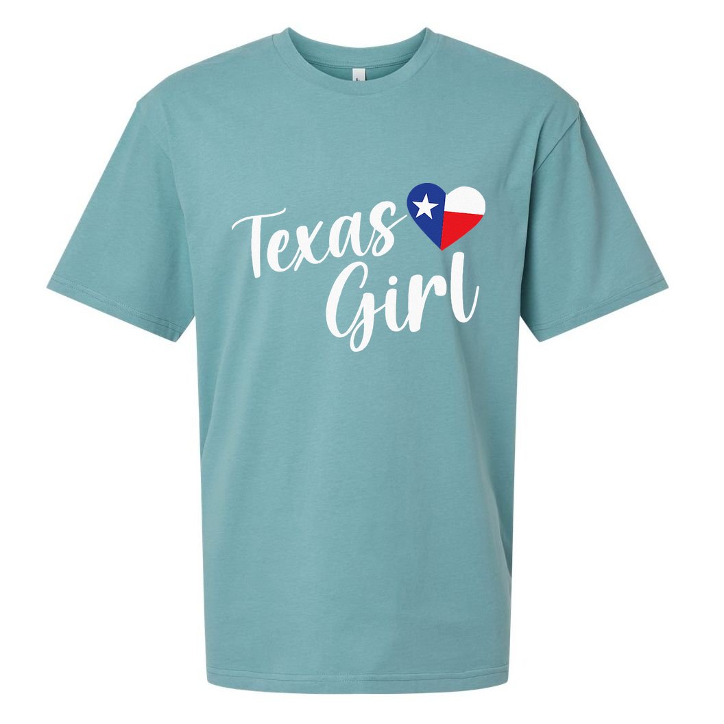 Texas Cute Longhorn Texas Pride Sueded Cloud Jersey T-Shirt