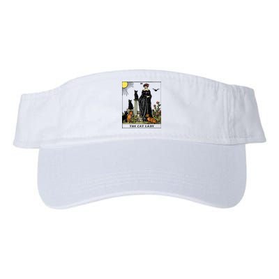 The Cat Lady Tarot Card Vintage Gothic Women Cat Mom Visor