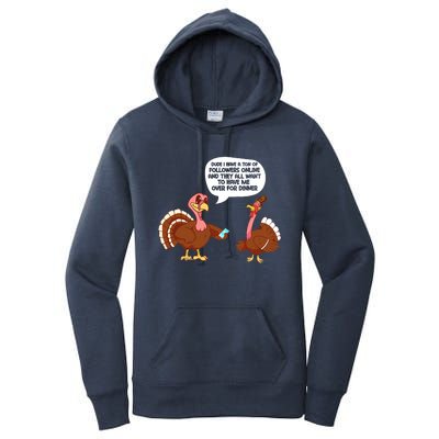 Thanksgiving Cute Lil Turkey Boys Thanksgiving Women's Pullover Hoodie