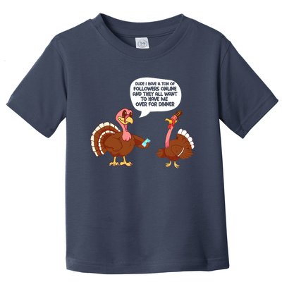 Thanksgiving Cute Lil Turkey Boys Thanksgiving Toddler T-Shirt