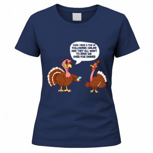 Thanksgiving Cute Lil Turkey Boys Thanksgiving Women's T-Shirt