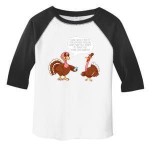 Thanksgiving Cute Lil Turkey Boys Thanksgiving Toddler Fine Jersey T-Shirt