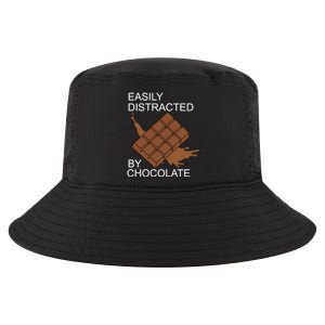 Tasty Chocolate Lover Distracted By Chocolate Cute Gift Cool Comfort Performance Bucket Hat