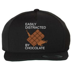 Tasty Chocolate Lover Distracted By Chocolate Cute Gift Wool Snapback Cap