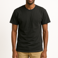Thin Camo Line United States Army Flag Back Print Tall T-Shirt