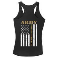 Thin Camo Line United States Army Flag Back Print Ladies PosiCharge Competitor Racerback Tank