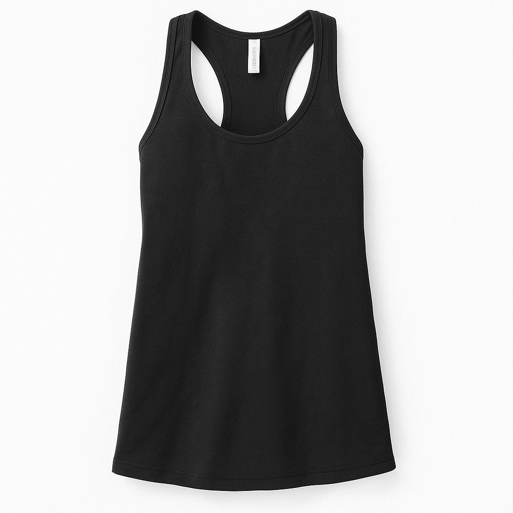Thin Camo Line United States Army Flag Back Print Womens Tank Top