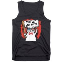 This Cat Lady Votes President Election Vote Cute Cat Kamala President 2024 Tank Top