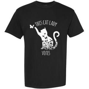 This Cat Lady Votes Ladies Is Voting Kamala Garment-Dyed Heavyweight T-Shirt