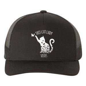 This Cat Lady Votes Ladies Is Voting Kamala Yupoong Adult 5-Panel Trucker Hat