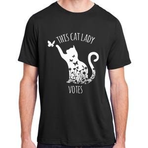 This Cat Lady Votes Ladies Is Voting Kamala Adult ChromaSoft Performance T-Shirt